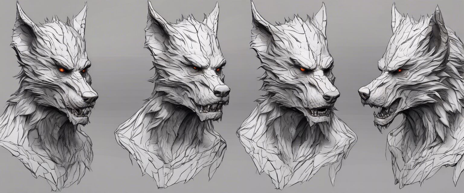 Werewolf costume creation process